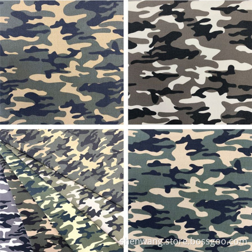 Textiles Camouflage Printing NR Bengaline Jacket Fabric